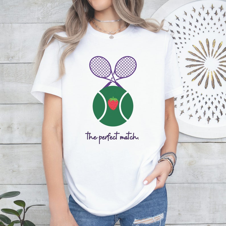 The Perfect Match Tennis Strawberry T-shirt