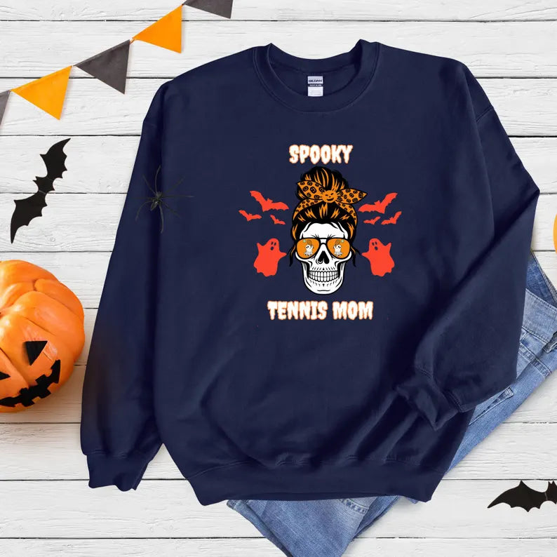 Spooky Tennis Mom Sweatshirt