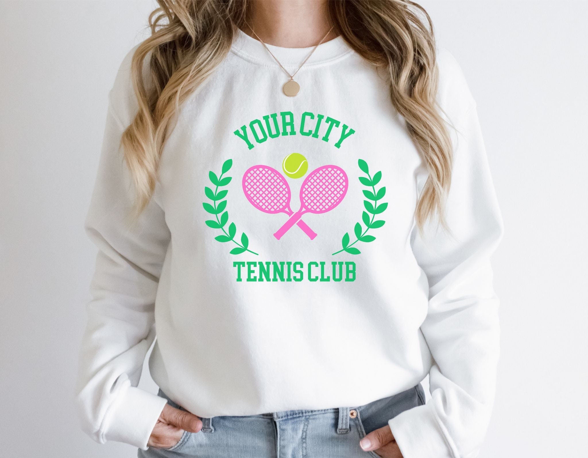 Custom Tennis Club Sweatshirt