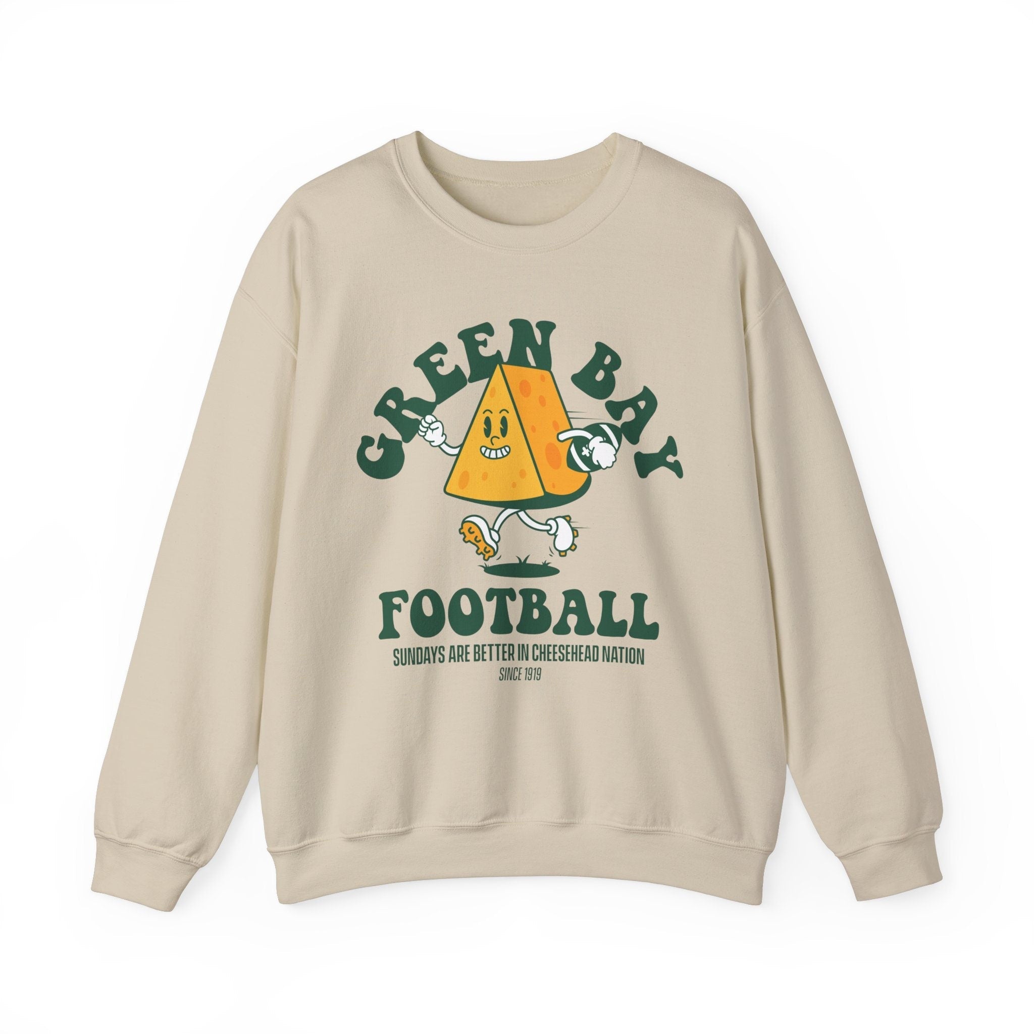 Green Bay Cheesehead Football Sweatshirt