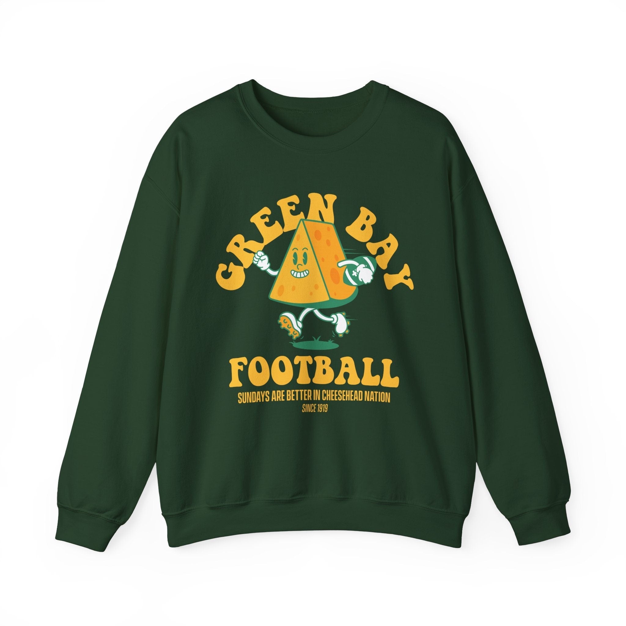 Green Bay Cheesehead Football Sweatshirt