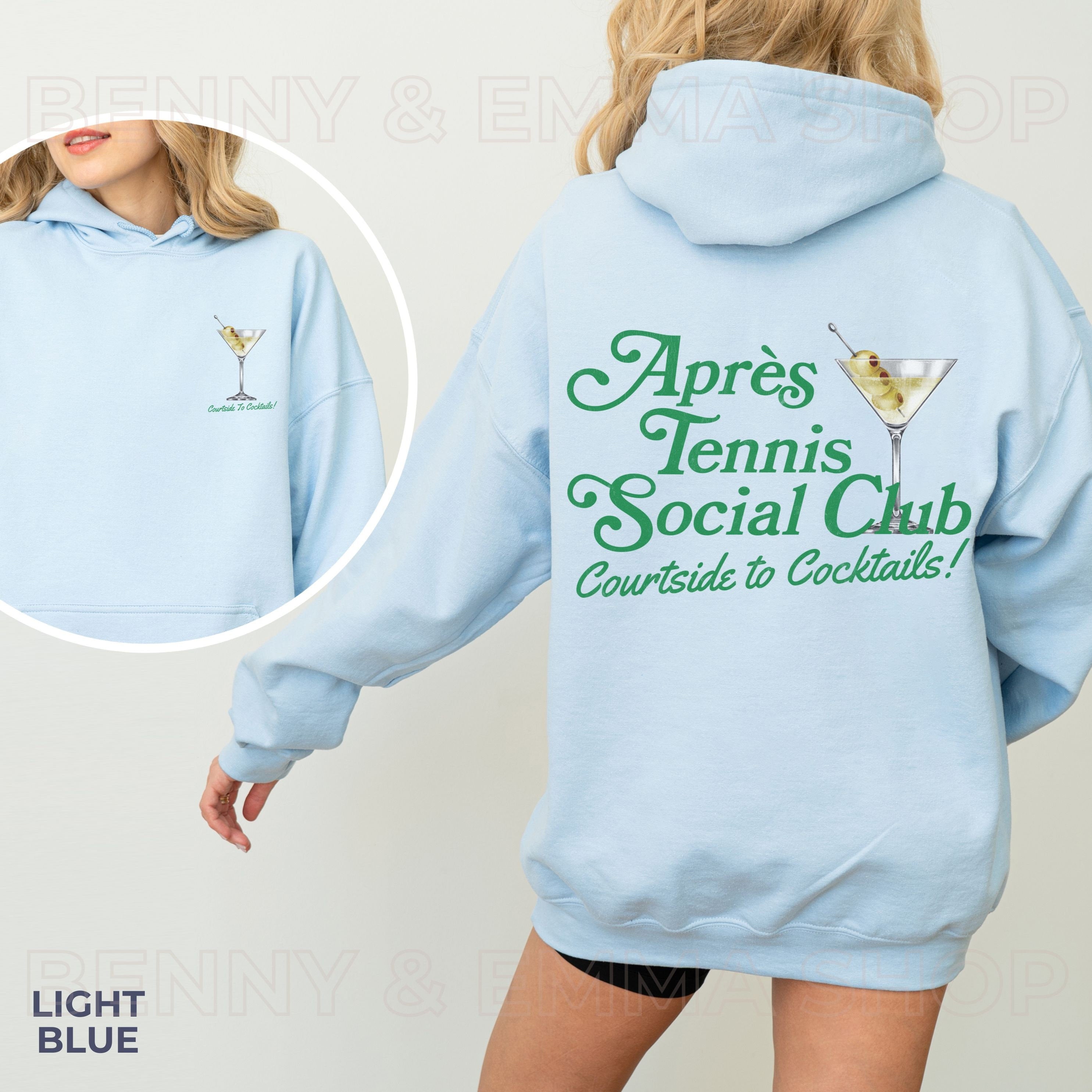 Apres Tennis Social Club - Courtside to Cocktails Hoodie