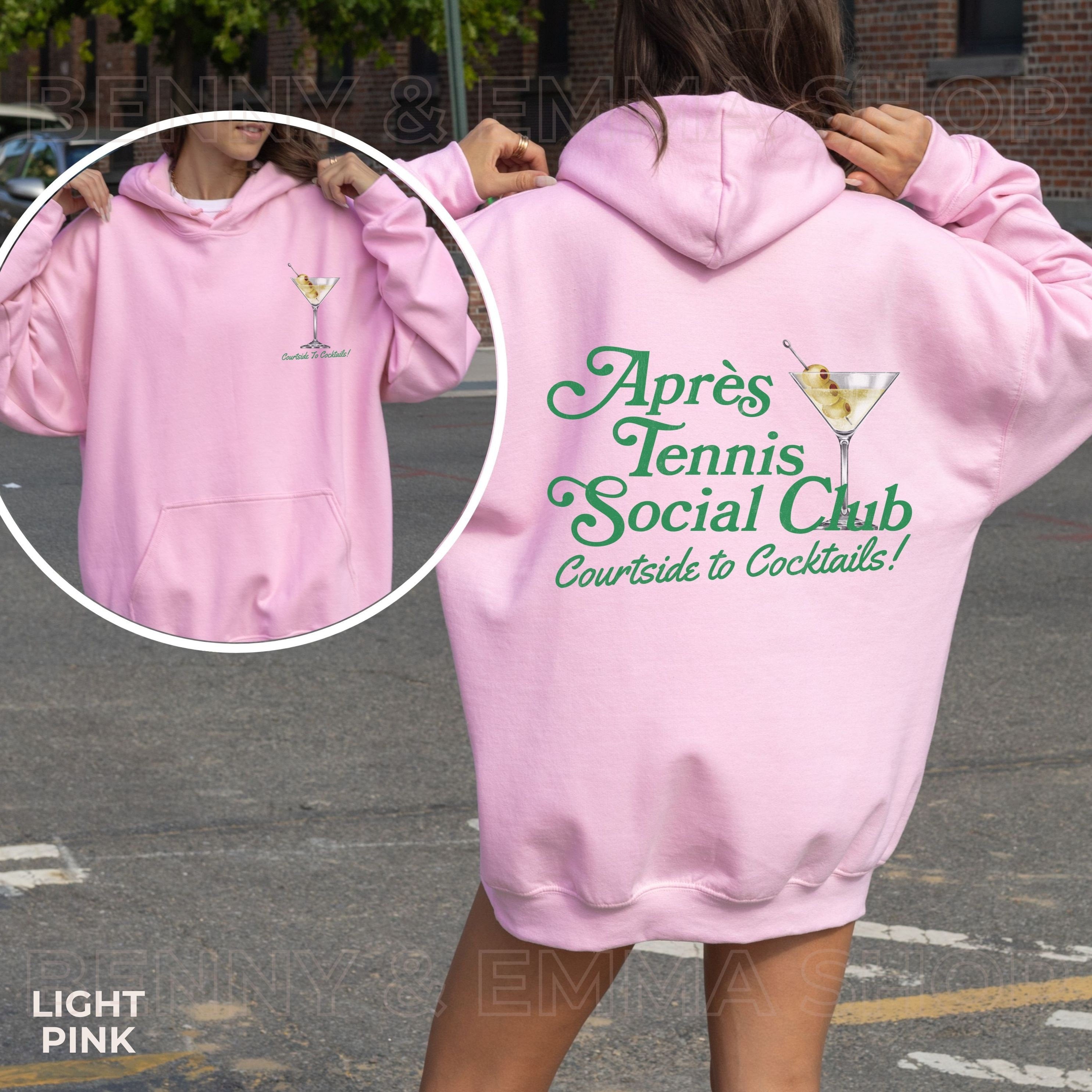 Apres Tennis Social Club - Courtside to Cocktails Hoodie