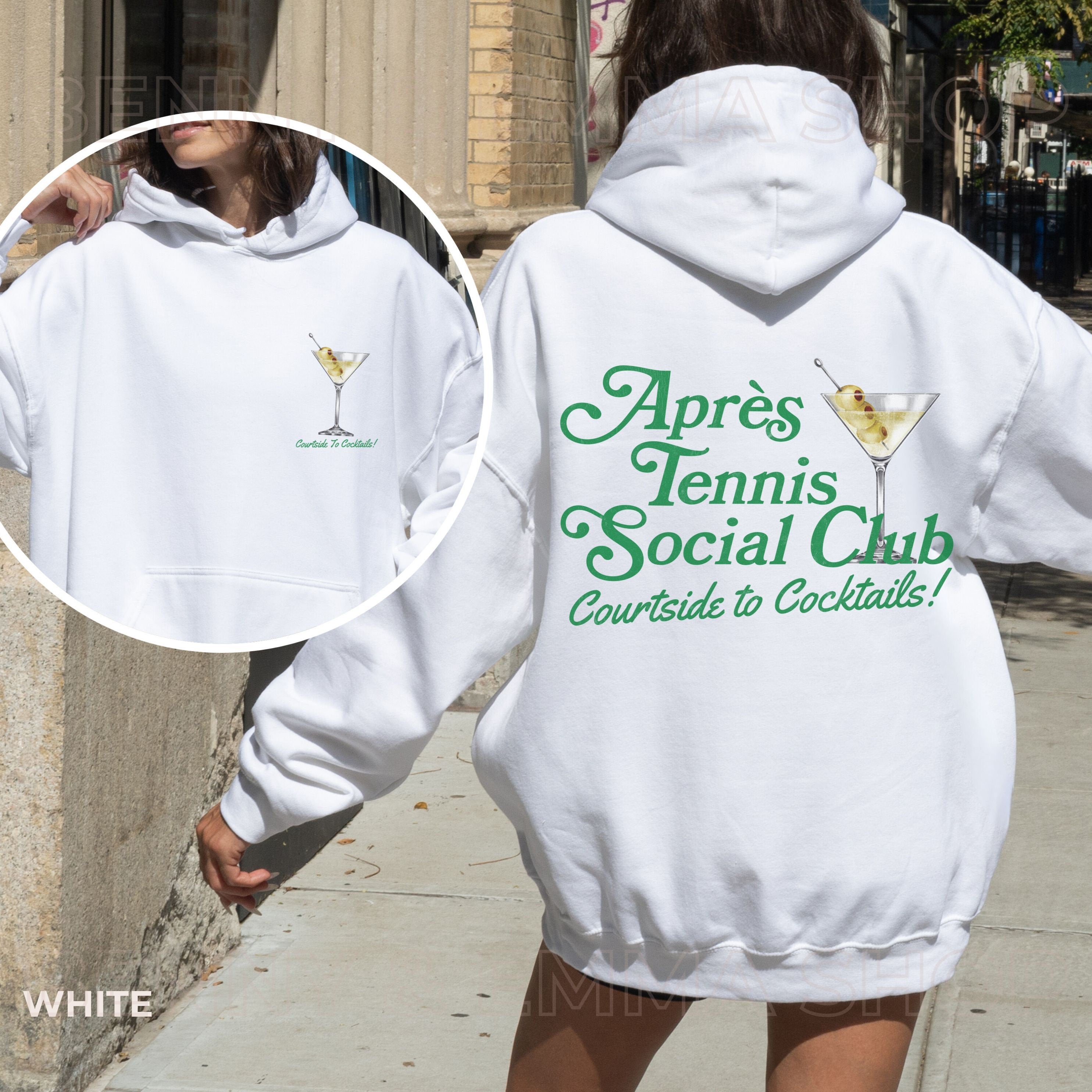 Apres Tennis Social Club - Courtside to Cocktails Hoodie