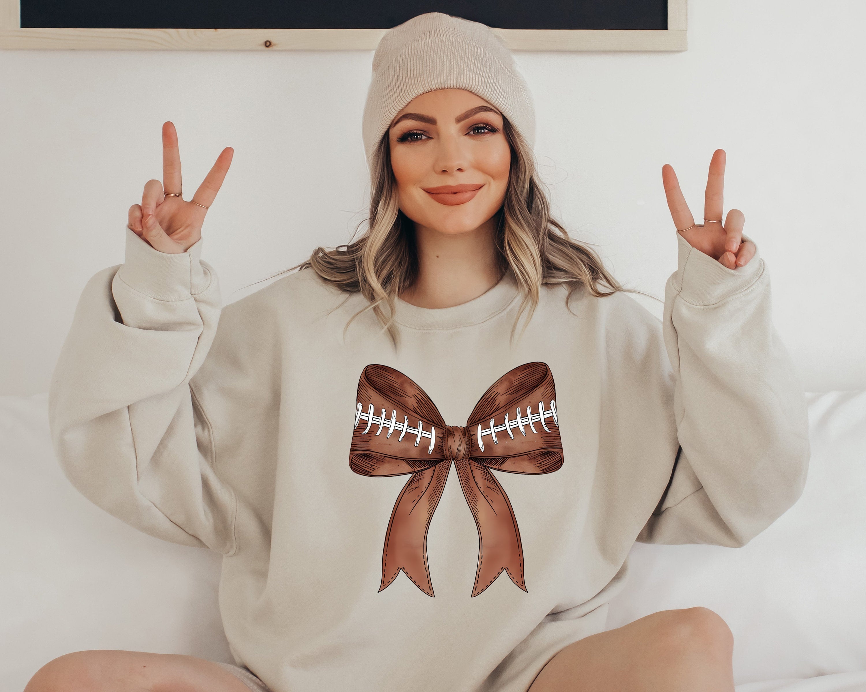 Coquette Football Sweatshirt