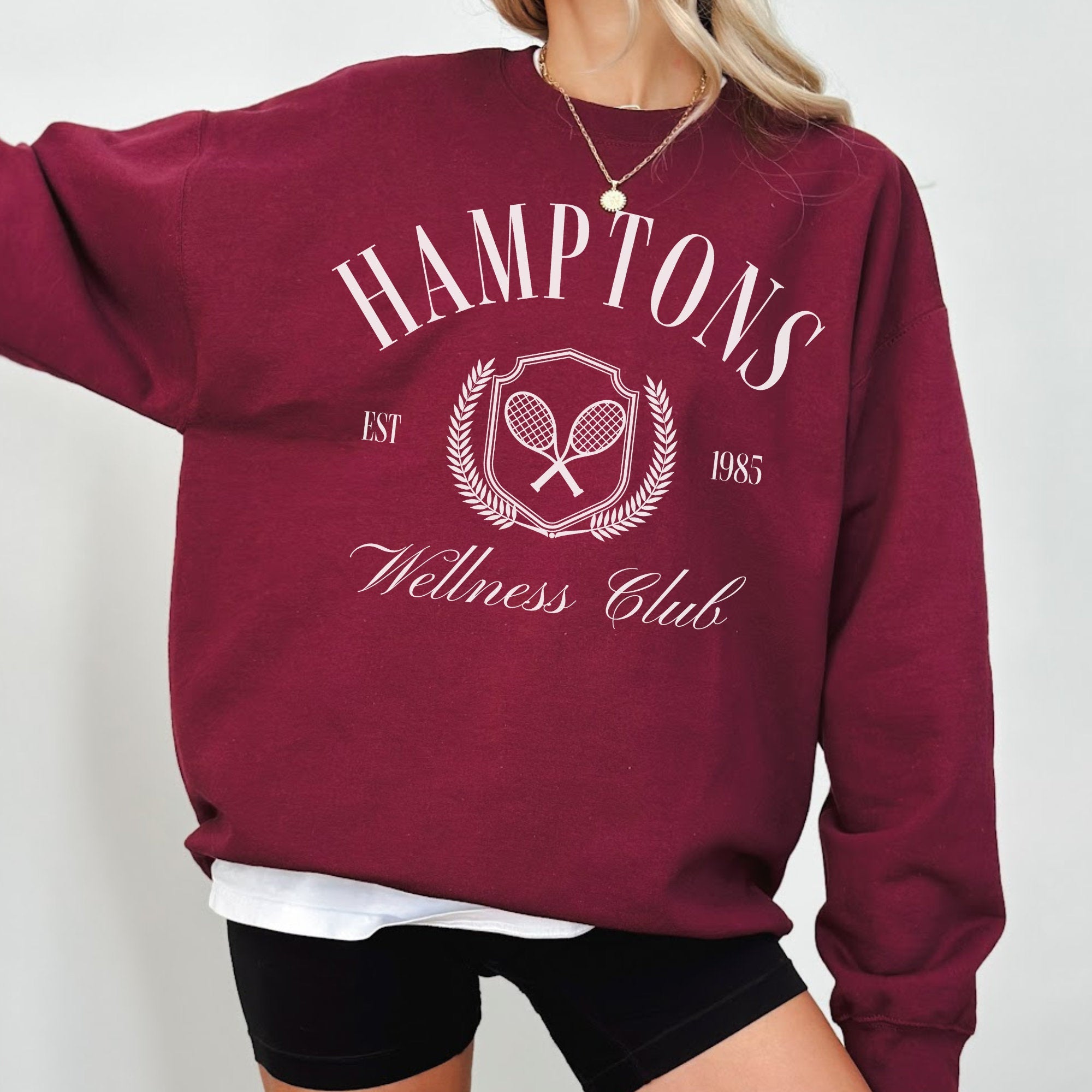 Hamptons Wellness Club Tennis  Sweatshirt