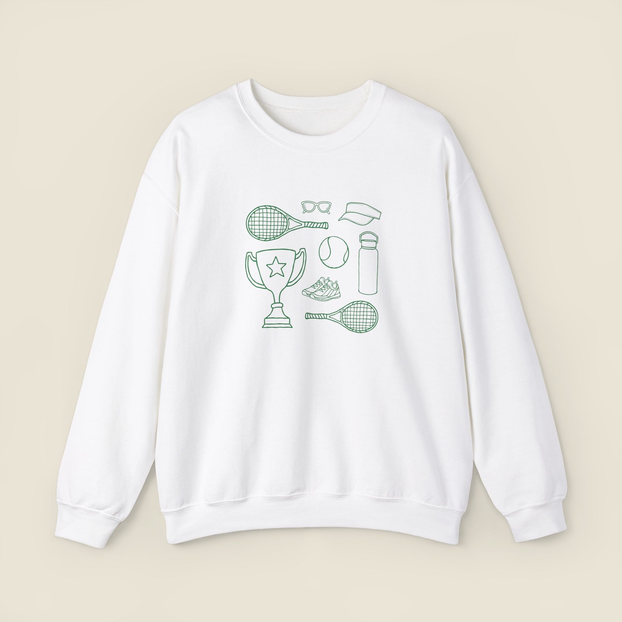 Tennis Player Cute Graphic Sweatshirts