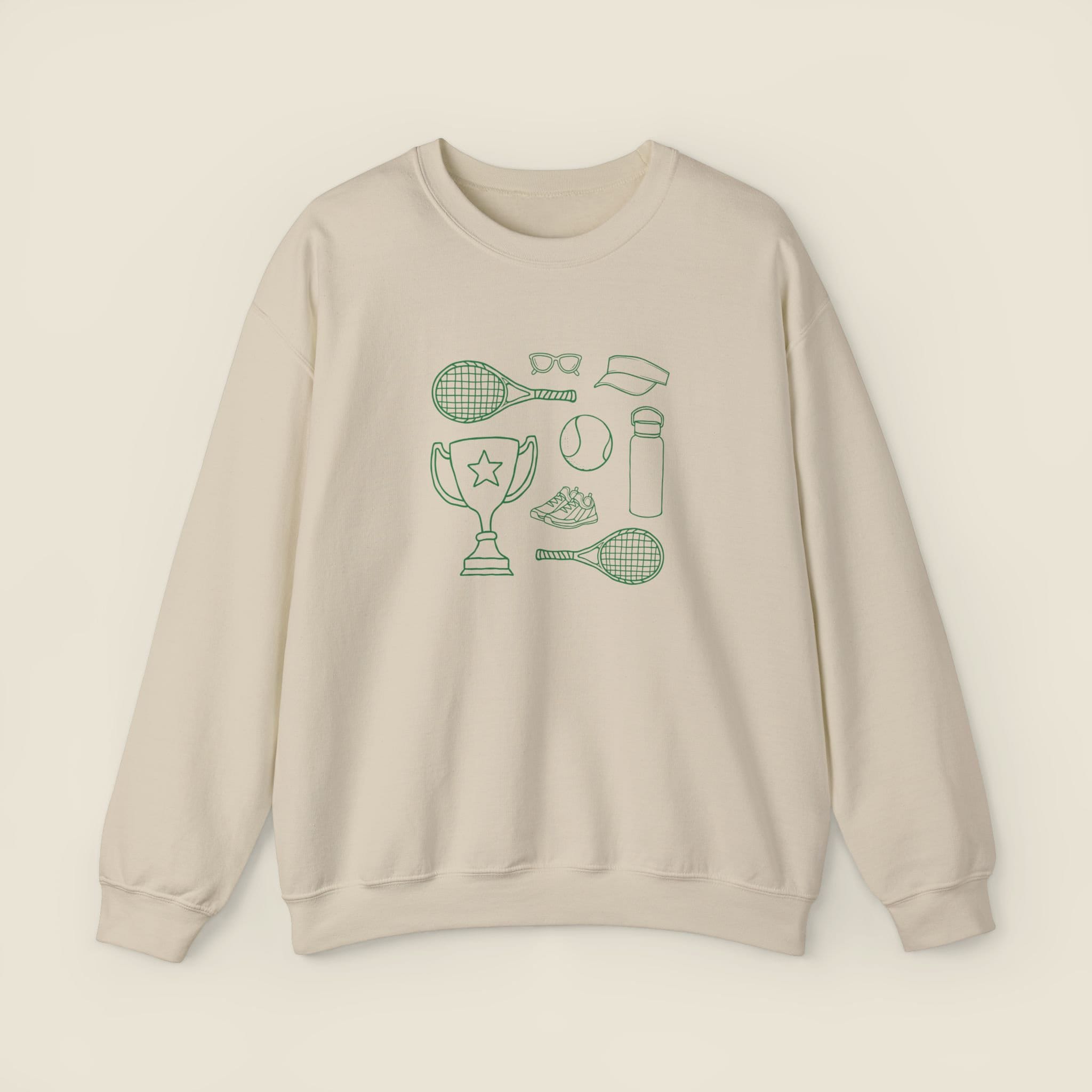 Tennis Player Cute Graphic Sweatshirts