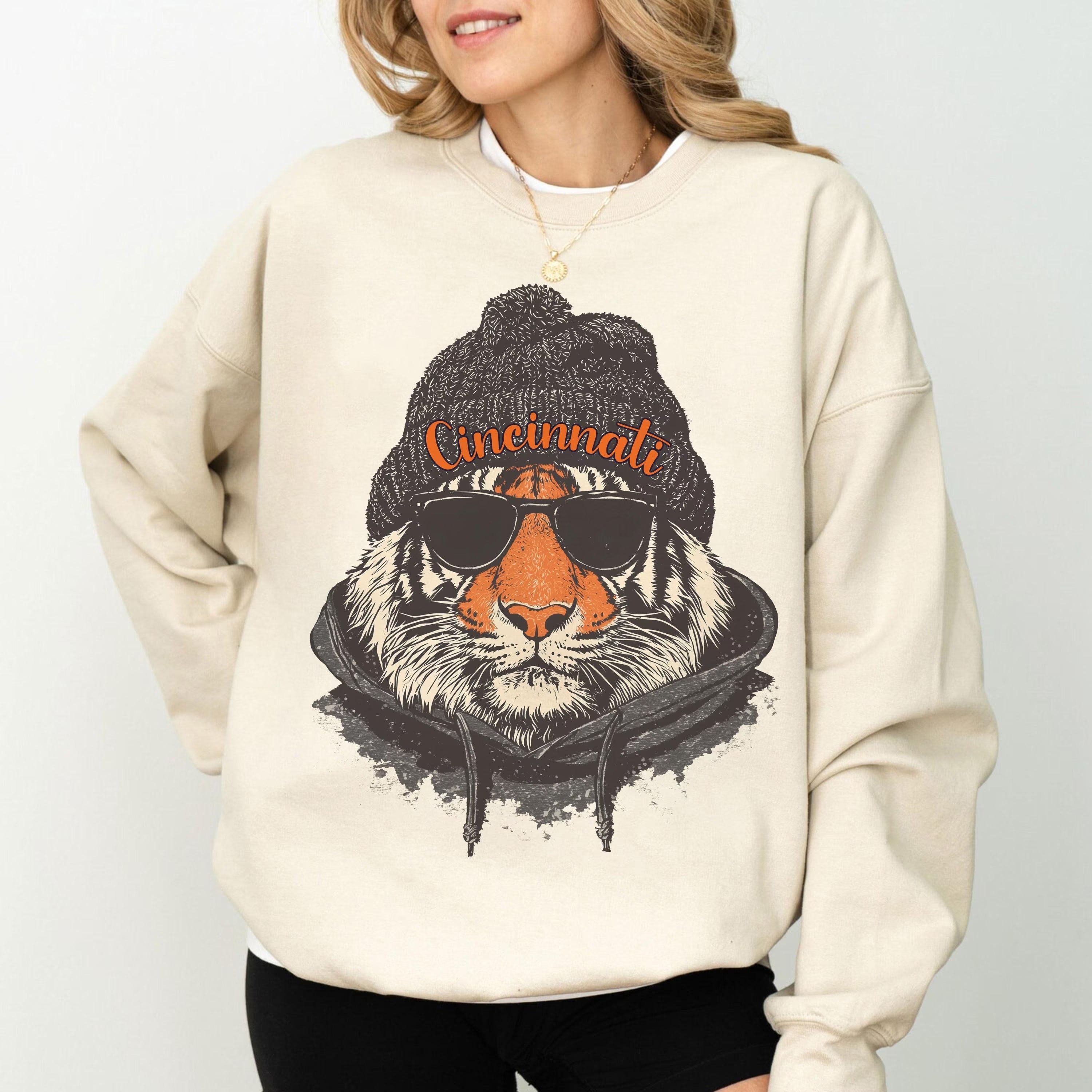 Cincinnati Mascot Game Day Football Sweatshirt