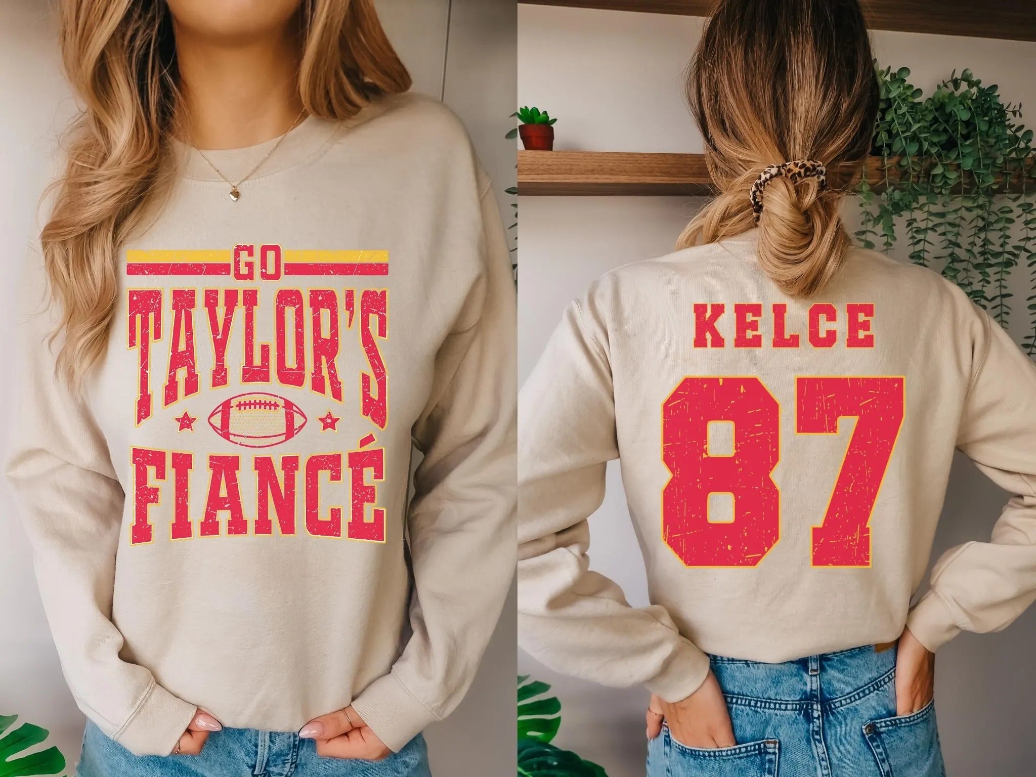 Go Taylor's Boyfriend  Football Sweatshirt,Taylor and Travis,Chiefs Karma