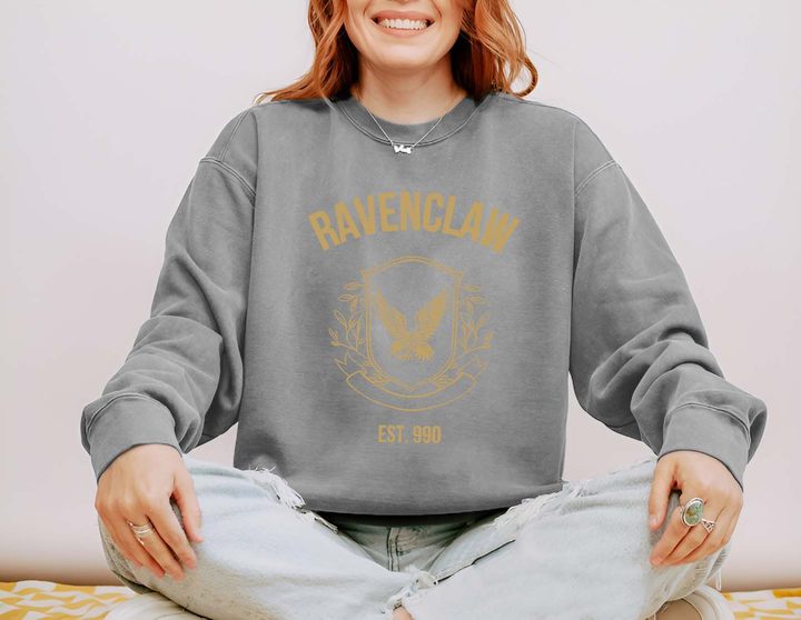 Ravenclaw Comfort Colors Hogwarts House Sweatshirt