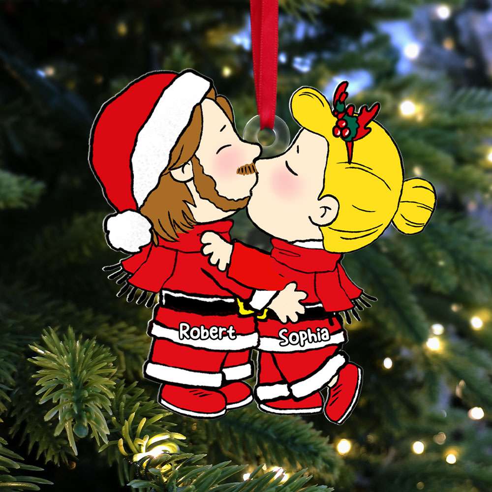 Personalized Gifts For Couple Christmas Ornament Cute Couple 01ACAC091124