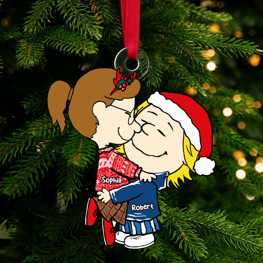 Personalized Gifts For Couple Christmas Ornament Cute Couple 01ACAC091124