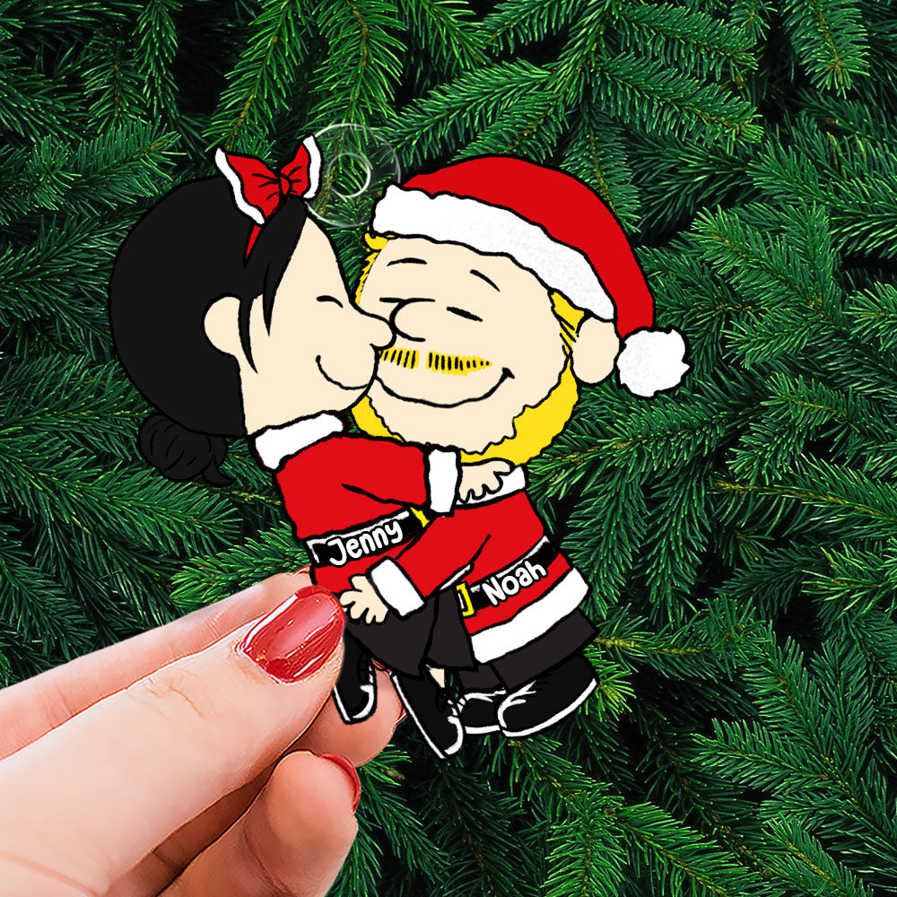 Personalized Gifts For Couple Christmas Ornament Cute Couple 01ACAC091124