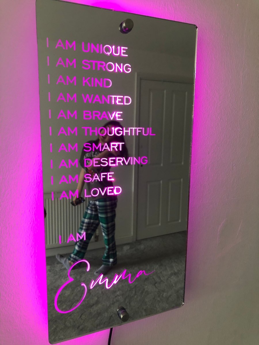 MyLoveCustom™ Affirmations Mirror - I Am Mirror