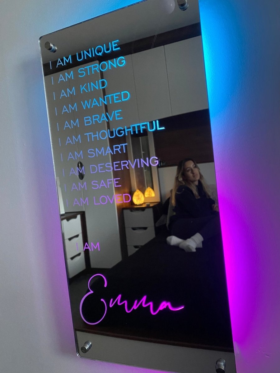 MyLoveCustom™ Affirmations Mirror - I Am Mirror