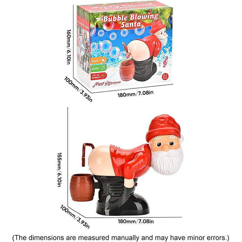 🎅Xmas Sales - 50% OFF🎄Funny Santa Bubble Blowing Machine