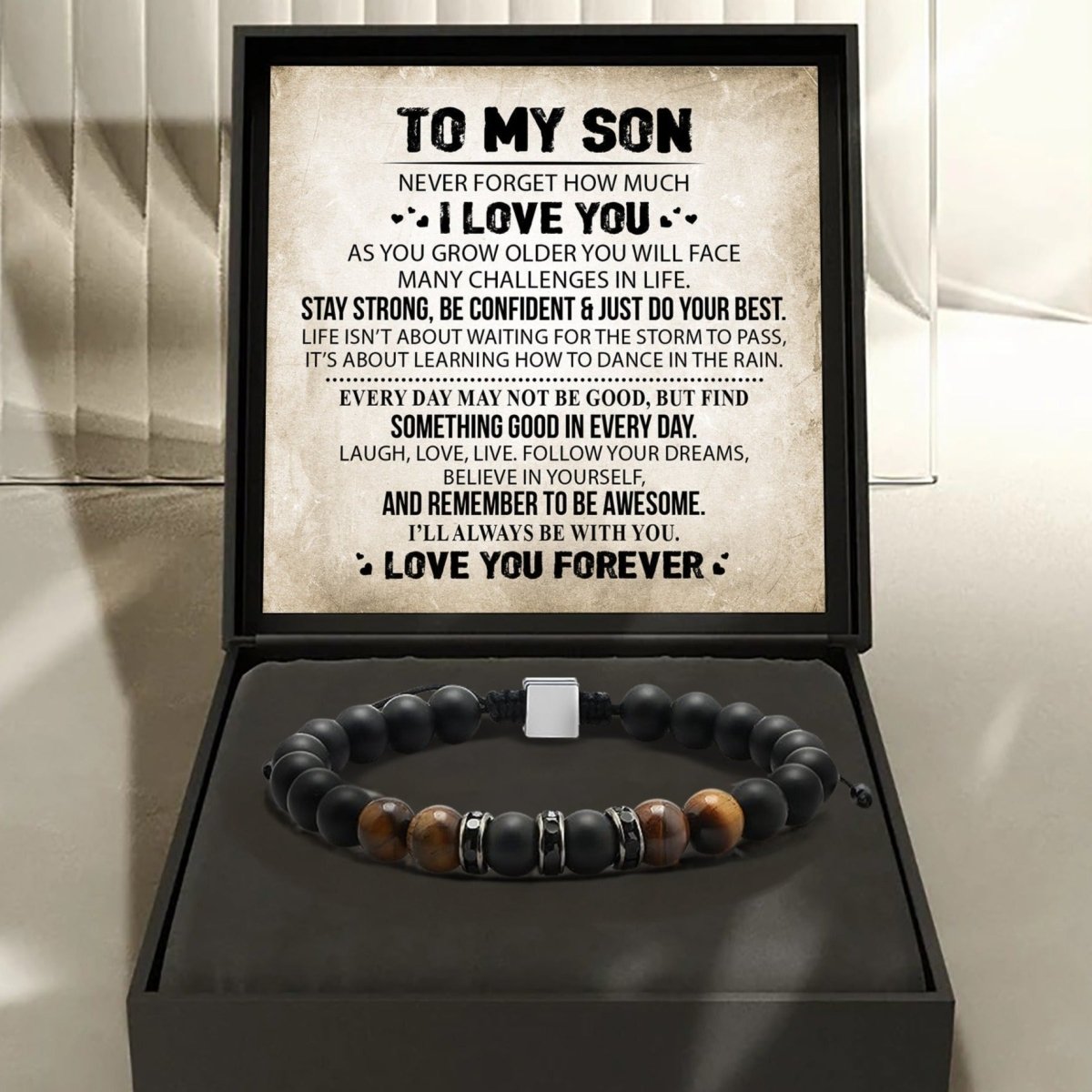 To My XX - Tiger's Eye Protection Bracele-Buy More & Save More