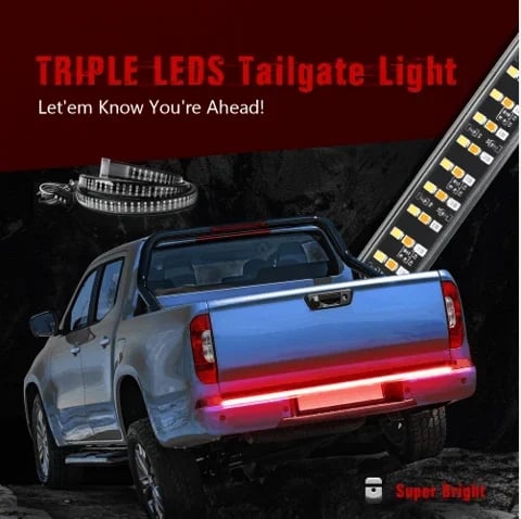 🎁2024 Hot Sale🎁 50%-LED tailgate lights, turn signals and driving and reversing lights